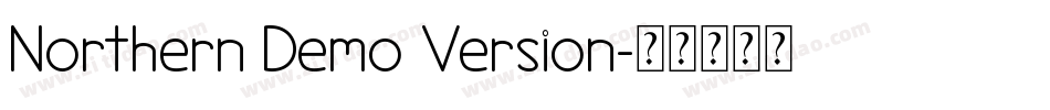 Northern Demo Version字体转换